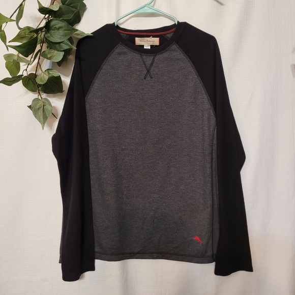 Tommy Bahamas Mens Long Sleeve Jersey Shirt Size Large - Picture 1 of 5